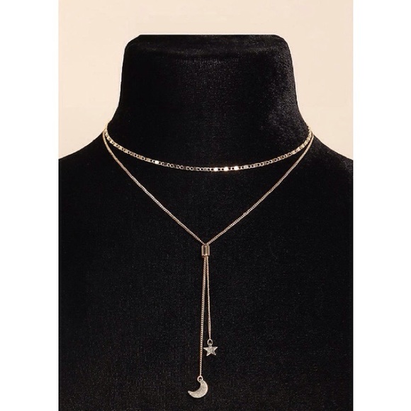Jewelry - Unique Gold Adjustable Layered Necklace 